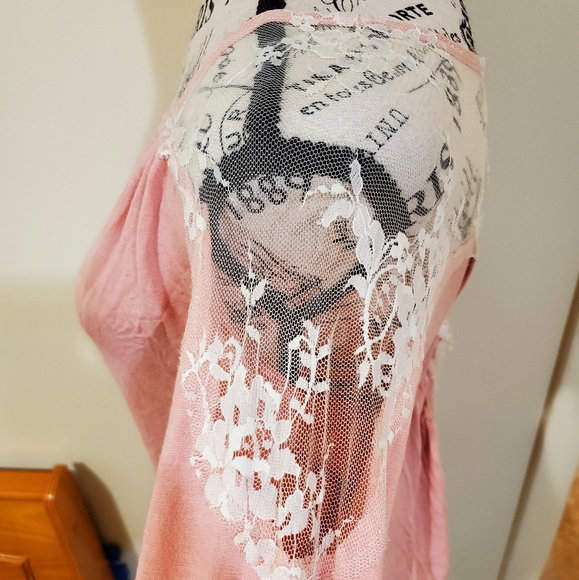 Sammy lace pink blouse - Picture 7 of 8